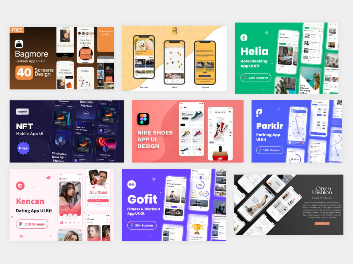 + Free Beautiful Mobile Figma UI Templates  Free Mobile UI kits