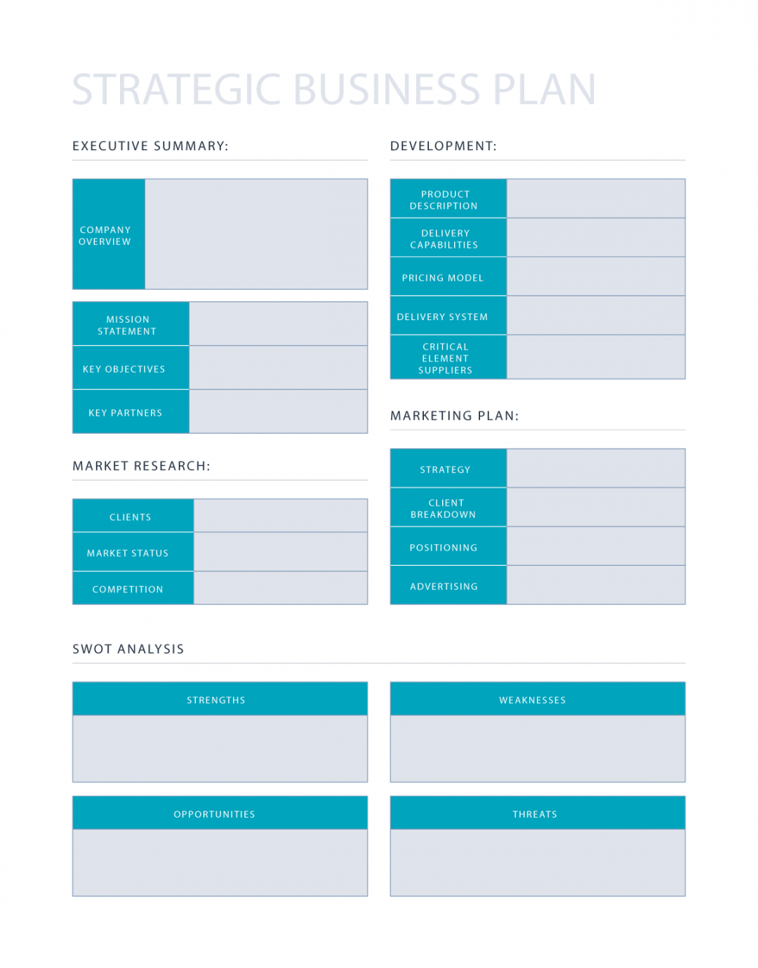 Free Strategic Planning Template for PDF  Word  Google Docs