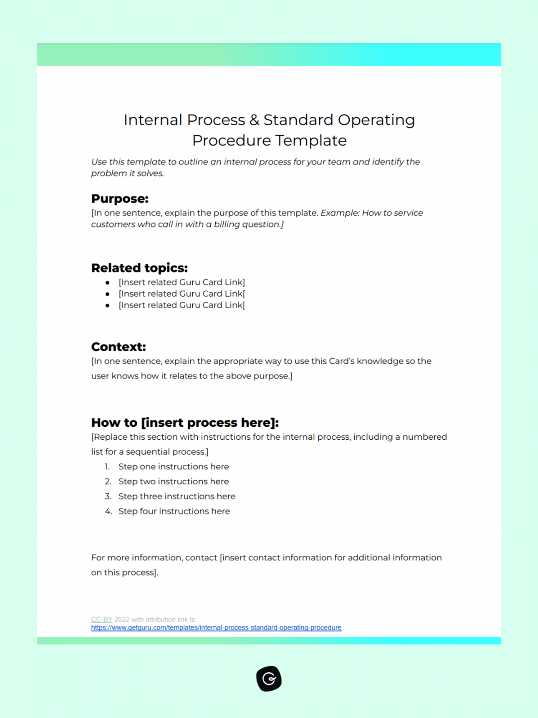 How to Write Standard Operating Procedures (SOPs) [+Templates]  Guru