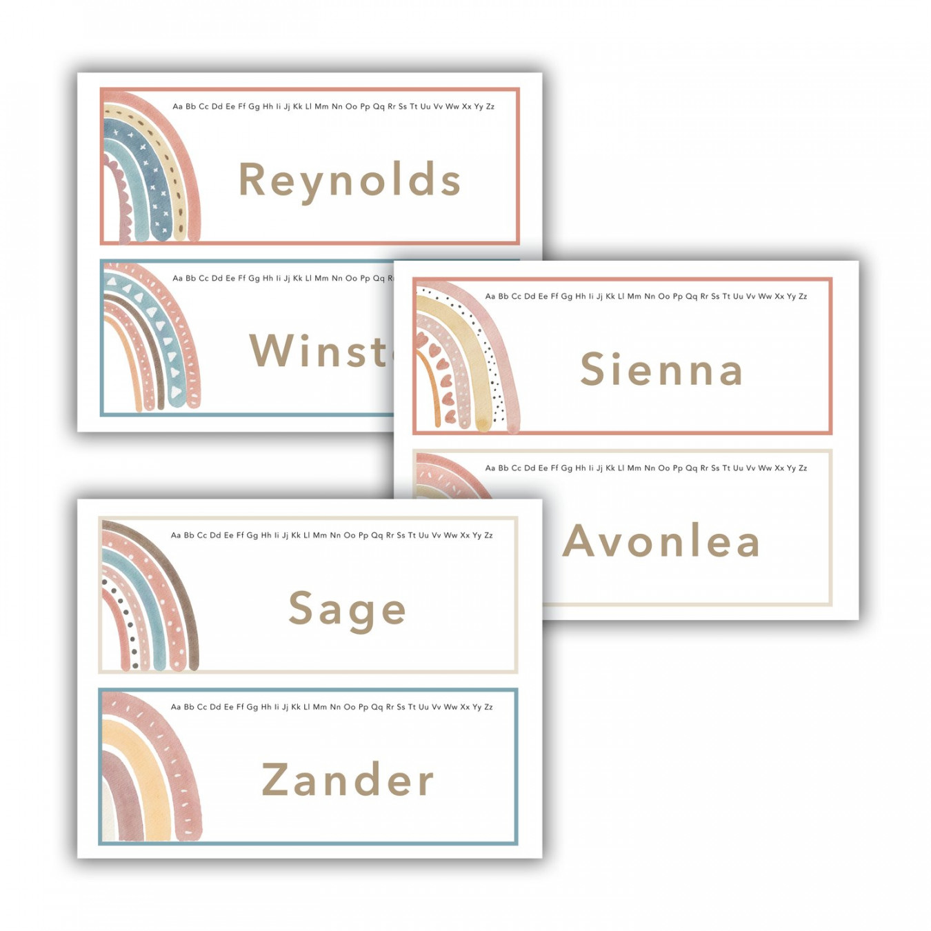 Name Tags  EDITABLE  .x  Digital Download — The Simple Design Co.