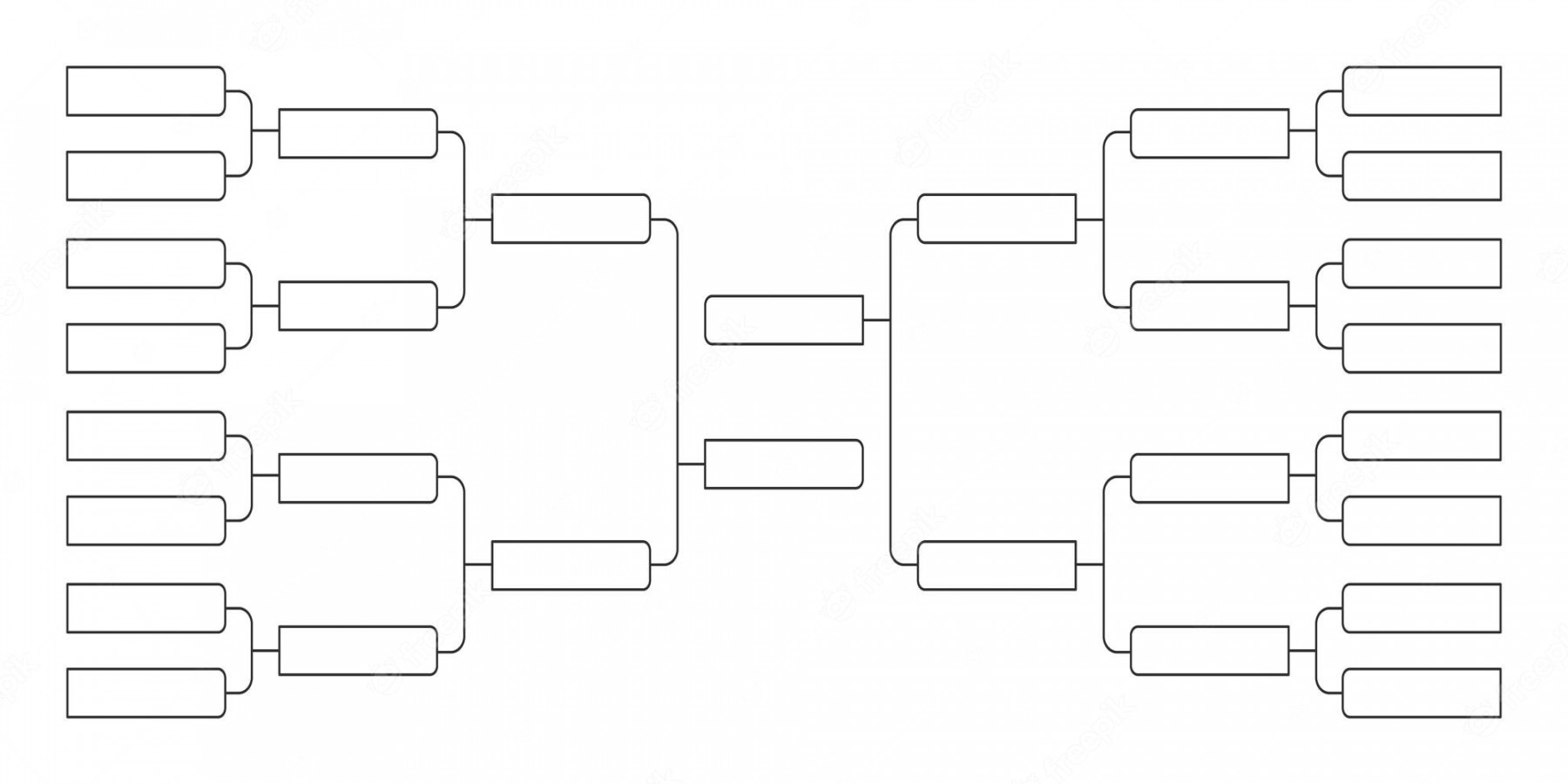 Premium Vector   team tournament bracket championship template