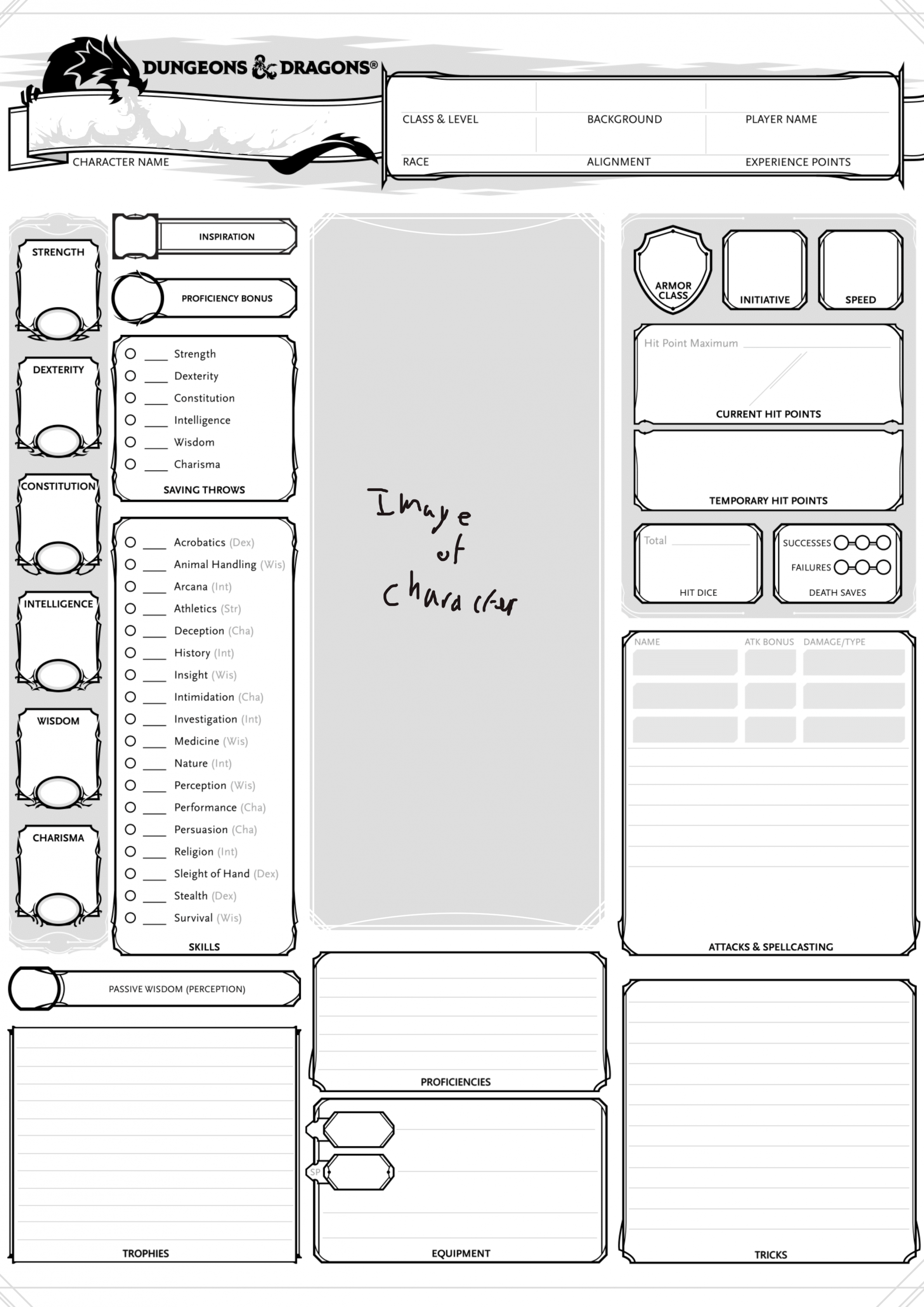 ART] Custom Character Sheet Template I use : r/DnD