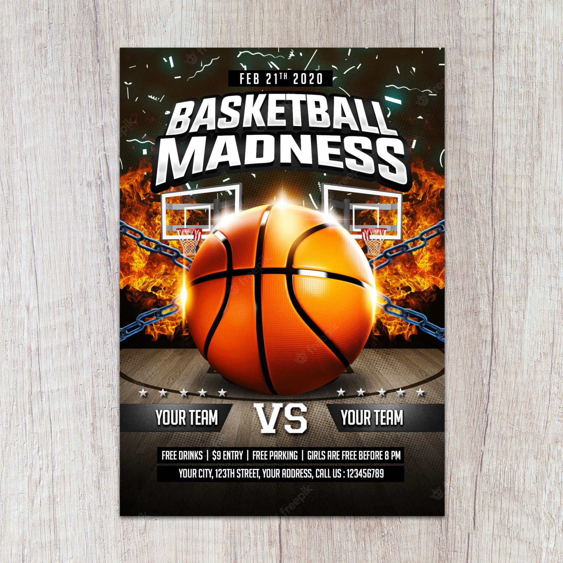 Basketball Tournament PSD, ,+ High Quality Free PSD Templates