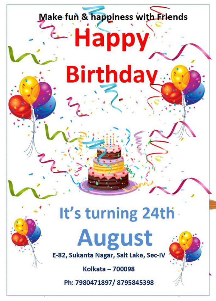 Beautiful Free Birthday Card Templates for Word  WPS Office Academy