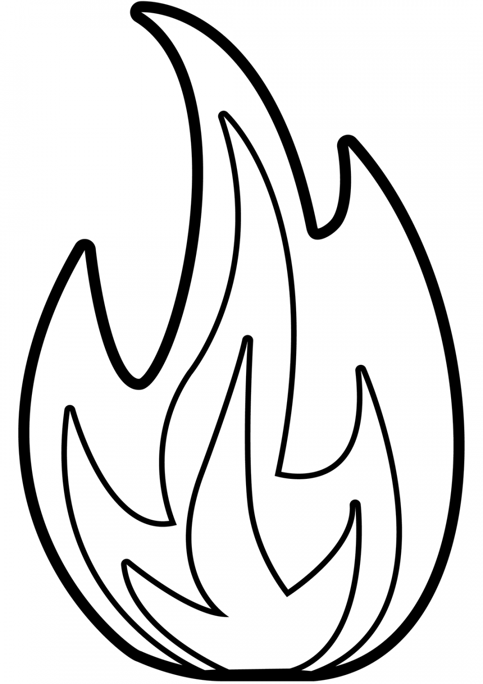 Fire Printable Template  Free Printable Papercraft Templates