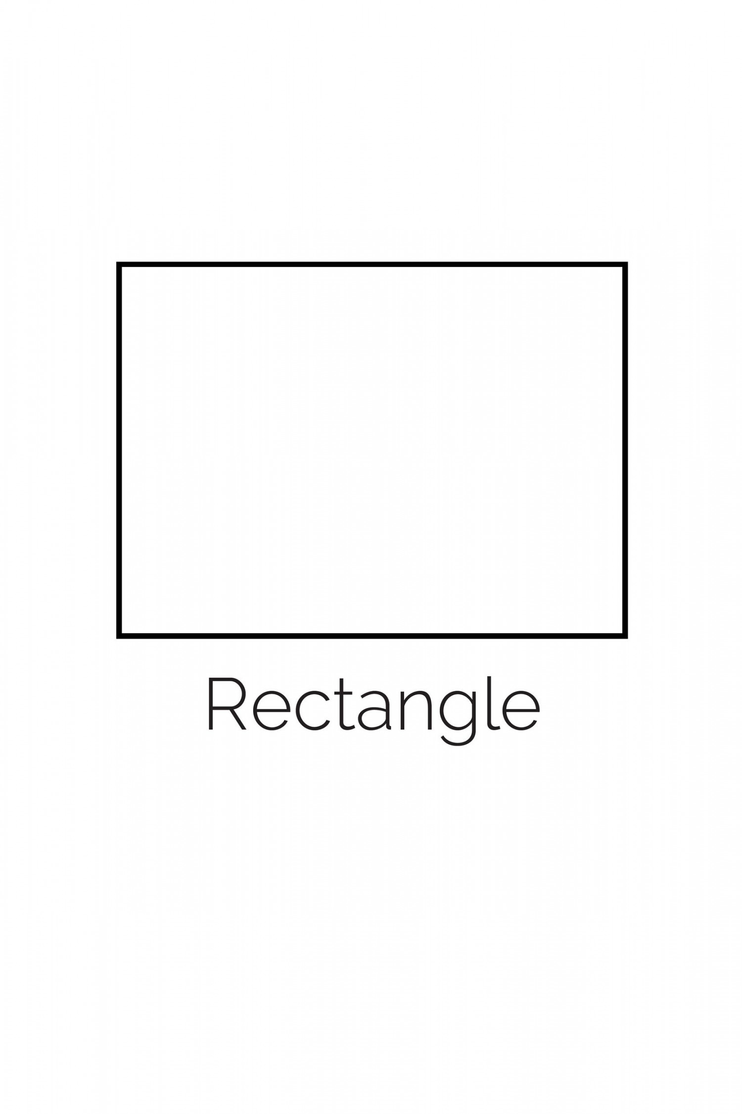 Free Printable Rectangle Shape - Freebie Finding Mom