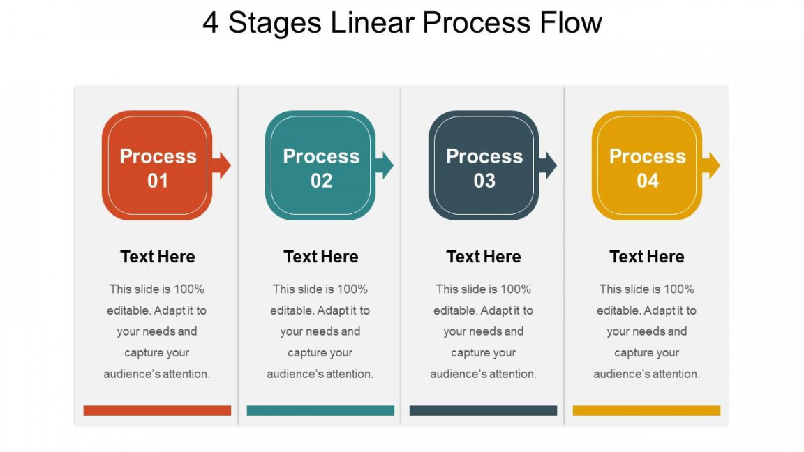 Stages Linear Process Flow Powerpoint Templates  PowerPoint