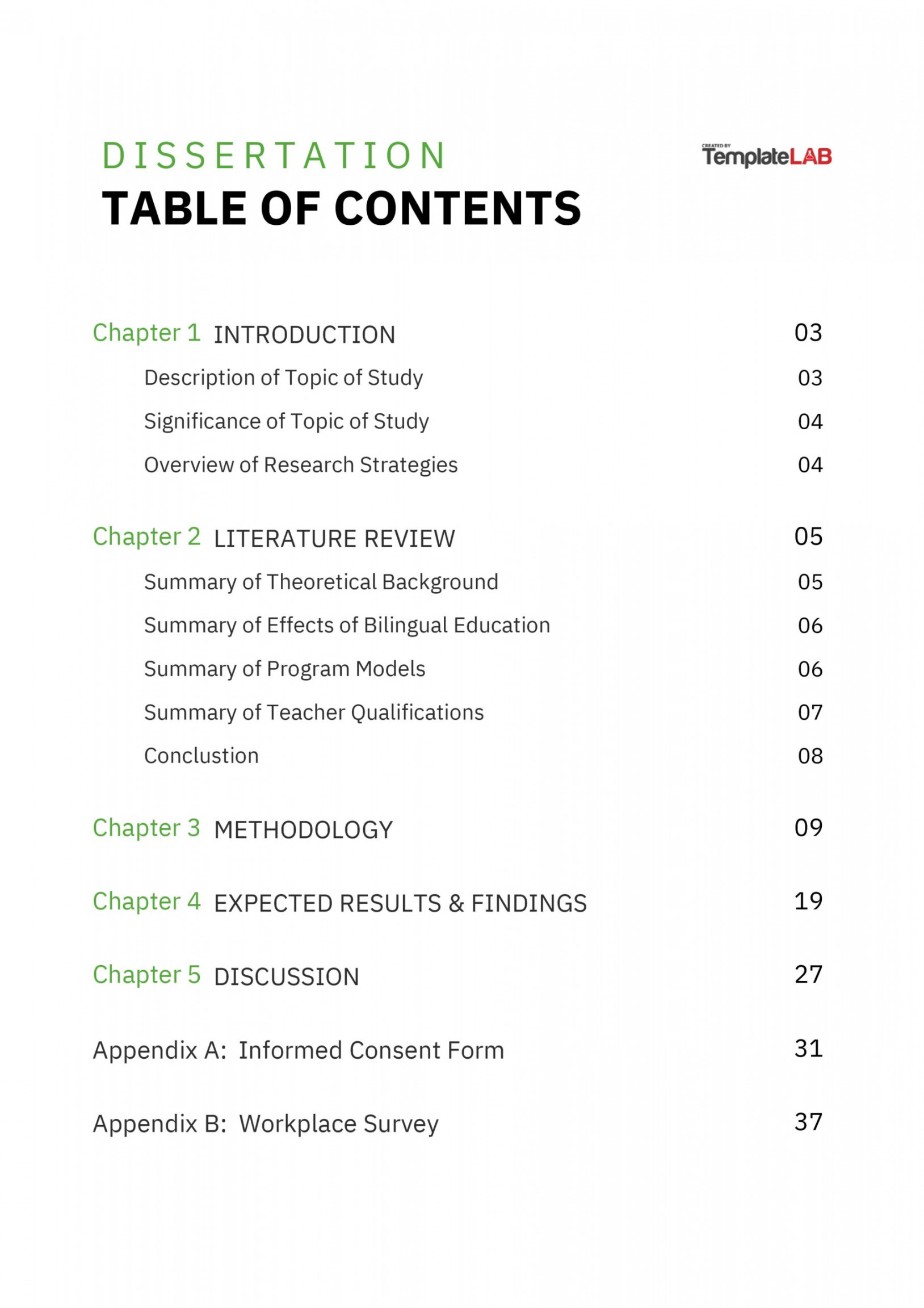 Table of Contents Templates & Examples [Word, PPT] ᐅ TemplateLab