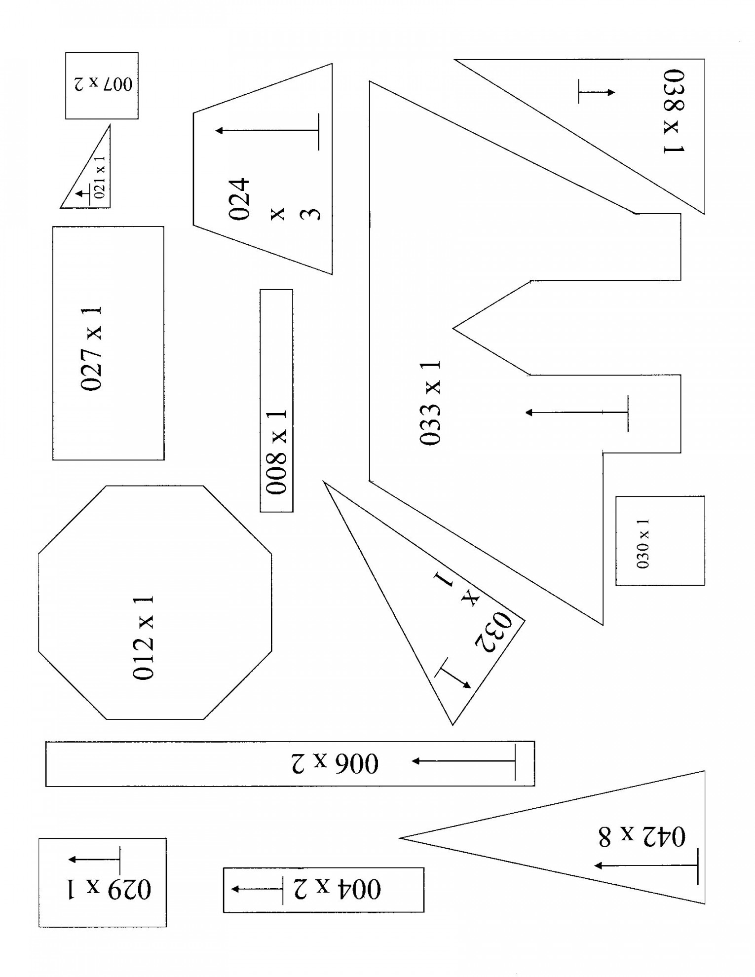 Victorian Mansion Gingerbread - Printable Pattern by Miletus