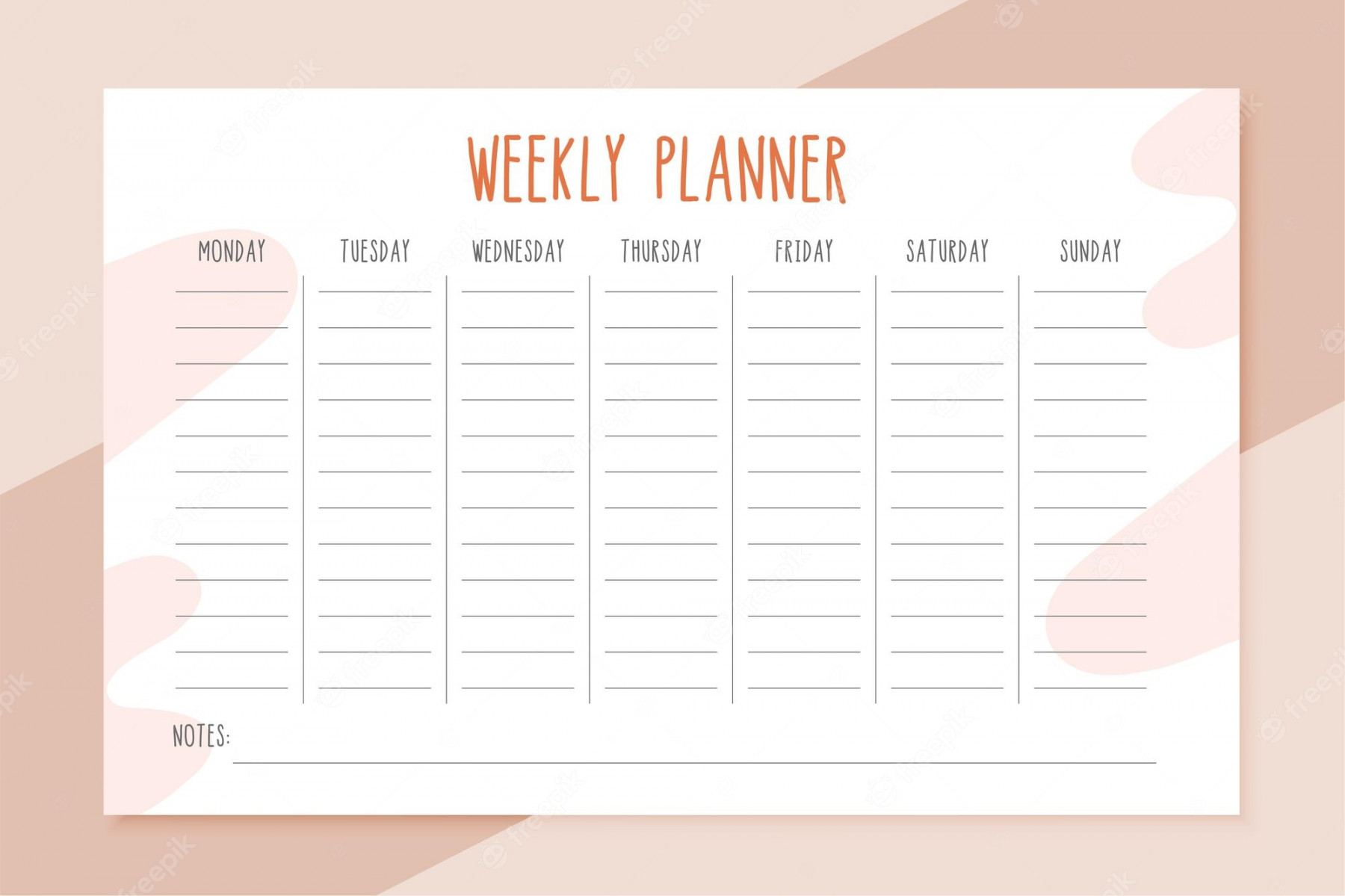 Weekly Schedule Images - Free Download on Freepik