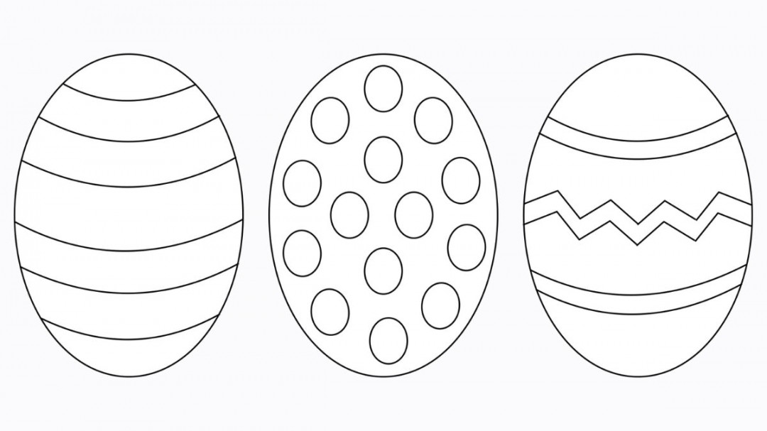 Free Easter Egg Template (+  Easy Crafts!) - The Craft-at-Home Family