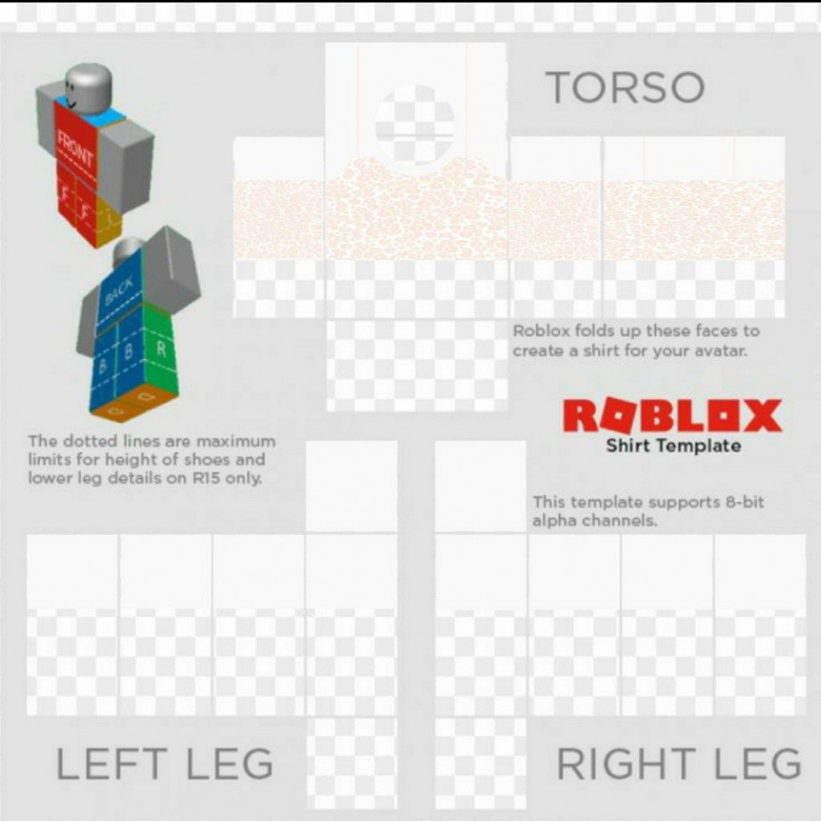 Shirt template  Shirt template, Create shirts, Roblox t-shirt