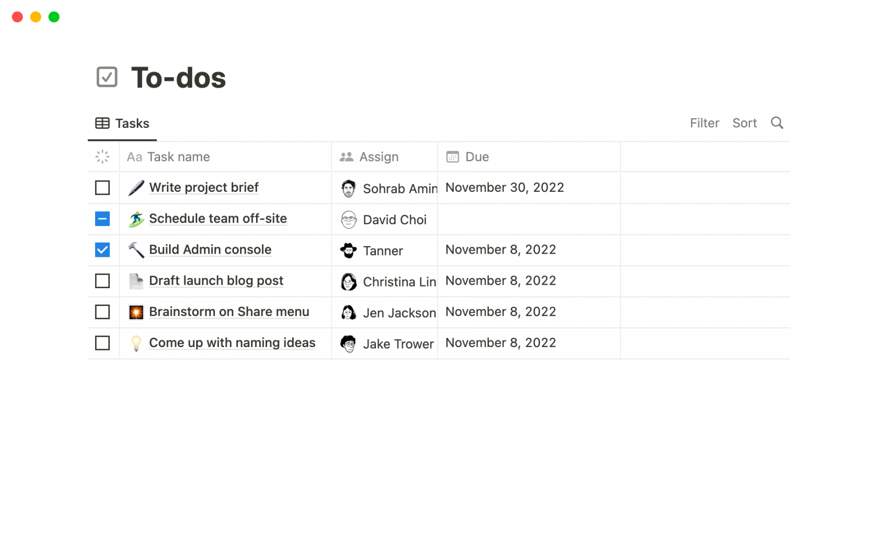 Best To-Do Lists Templates from Notion