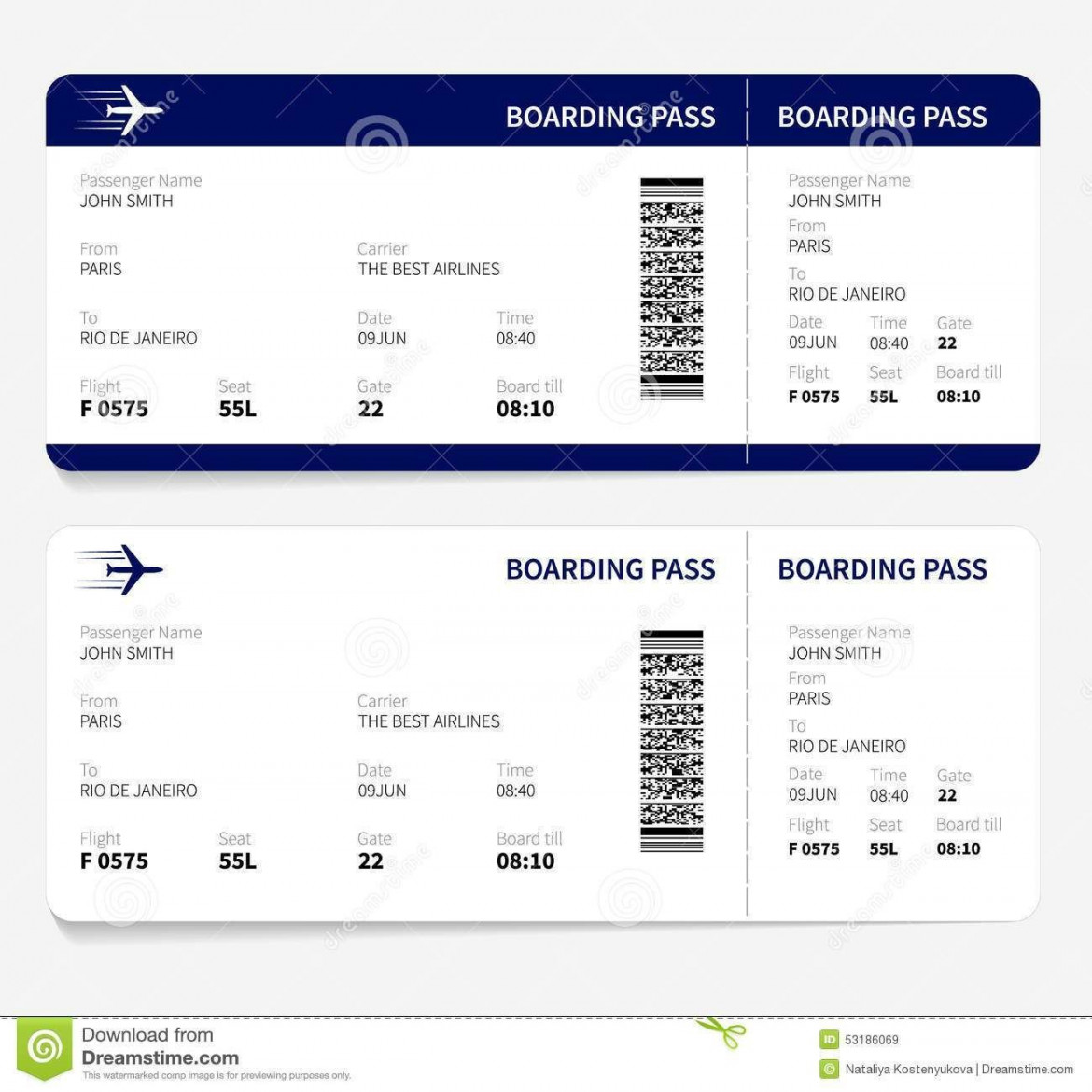 Boarding Pass Template - boarding pass template free  real fake