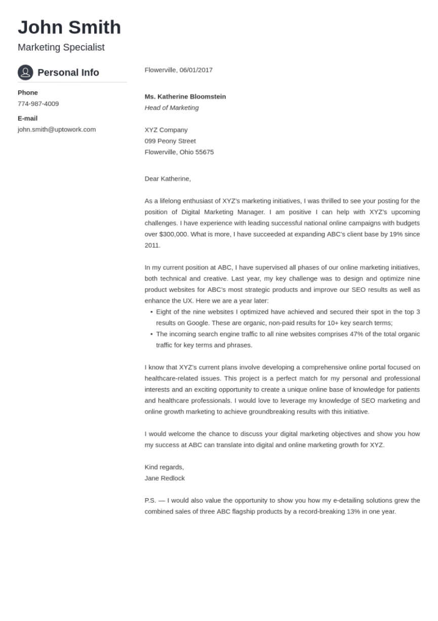 + Cover Letter Templates for a Resume in 23 (Free)