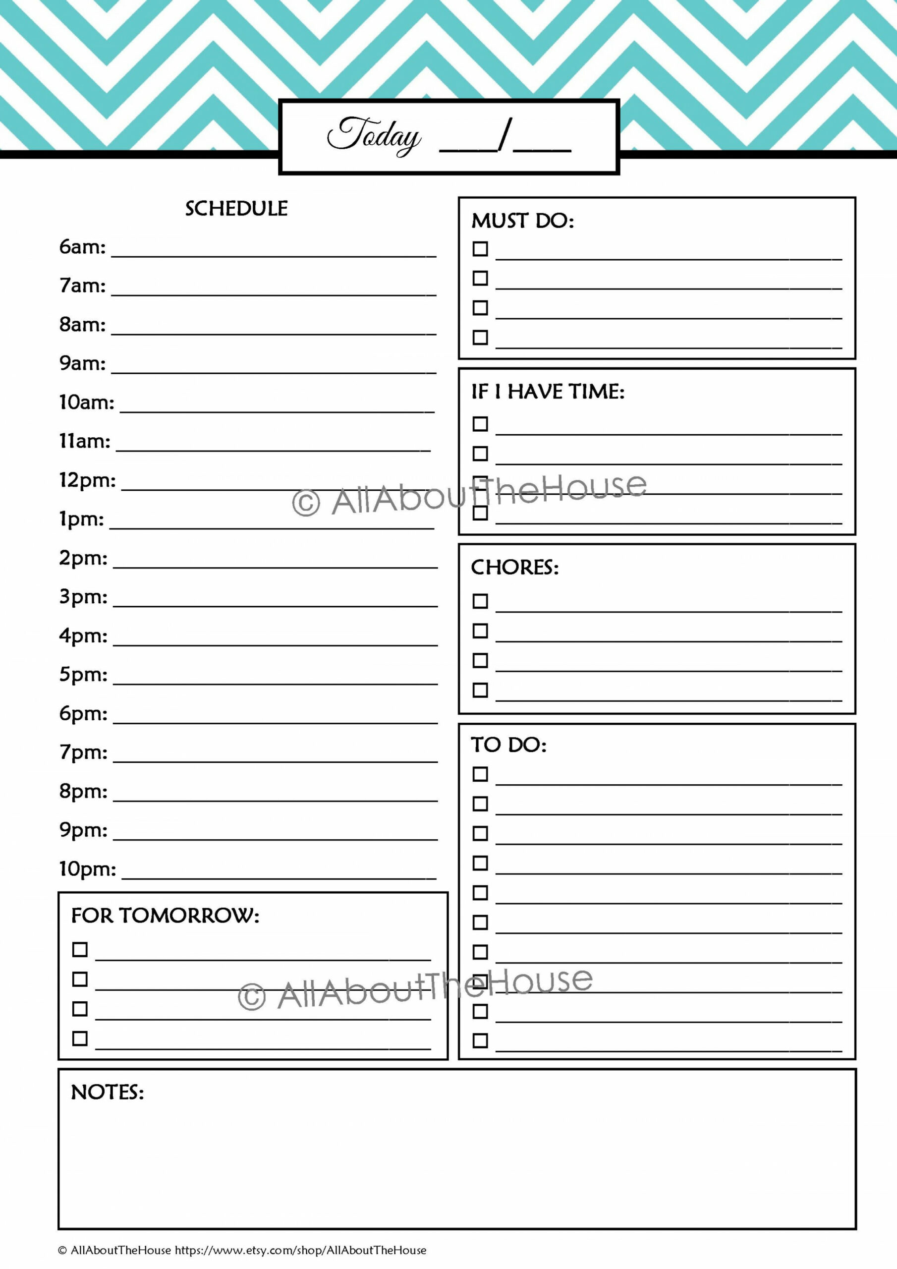 daily planner  Student Daily Planner  School planner template