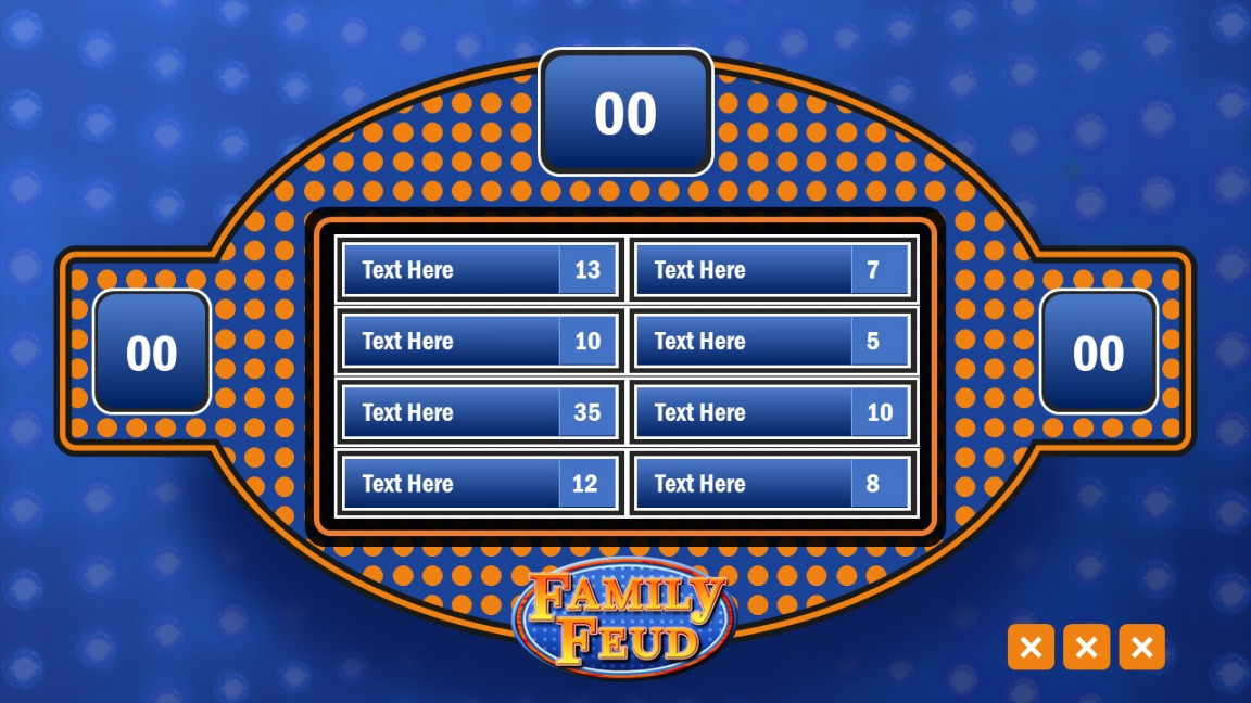 Free Family Feud PowerPoint Template