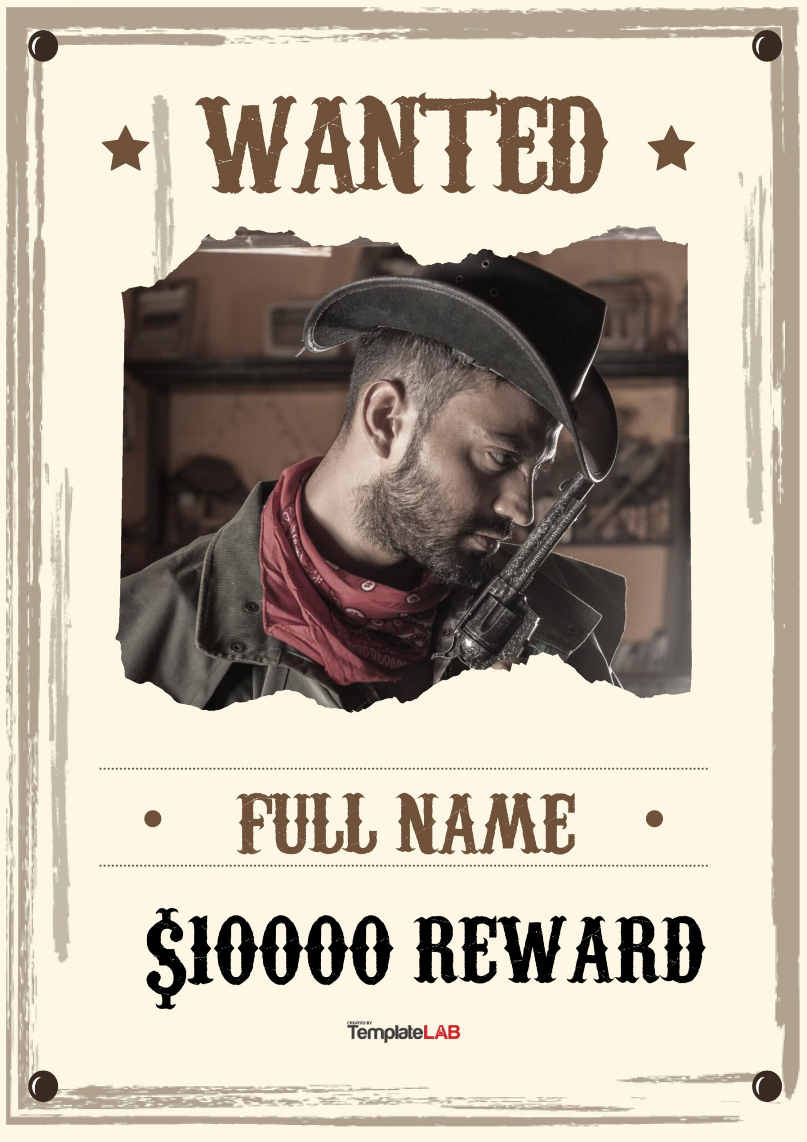 FREE Wanted Poster Templates (FBI and Old West)