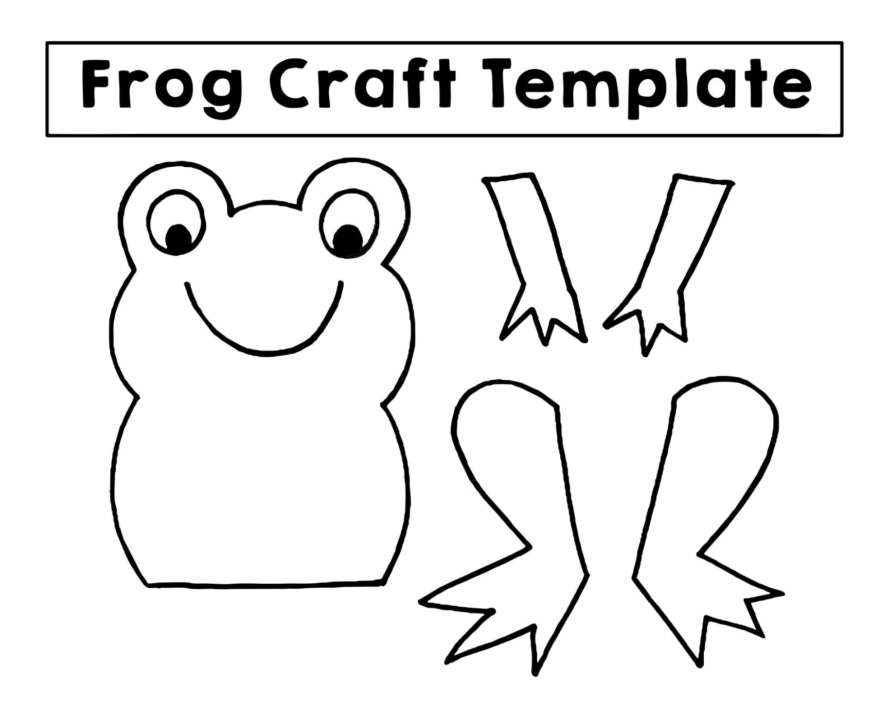 Printable Frog Crafts  Frog crafts, Frog crafts preschool, Frog