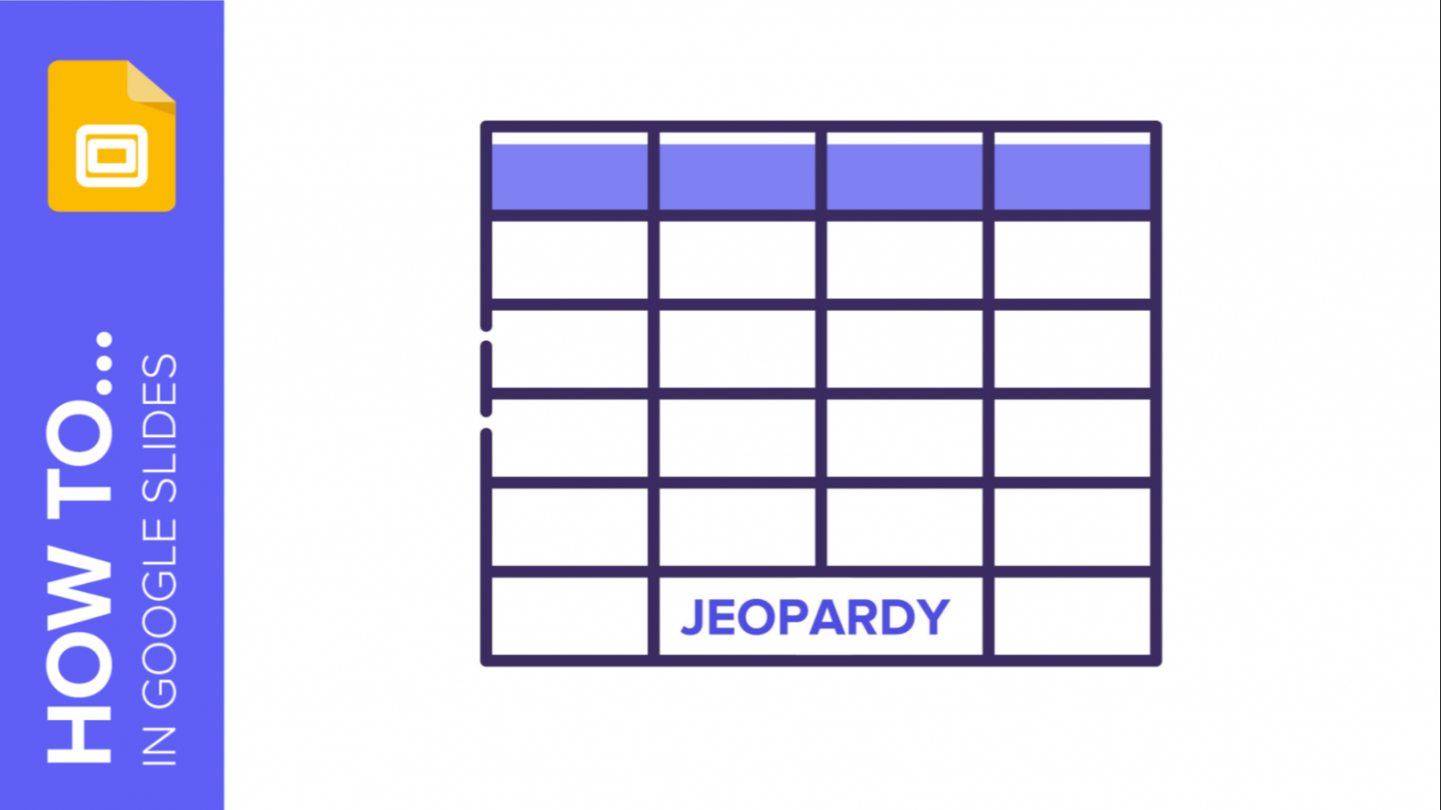 How to Create a Jeopardy Game in Google Slides - Tutorial