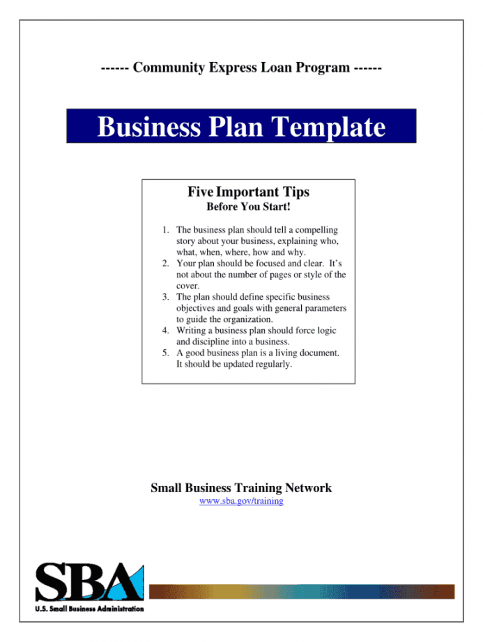 Sba Business Plan Template - Fill Online, Printable, Fillable, Blank