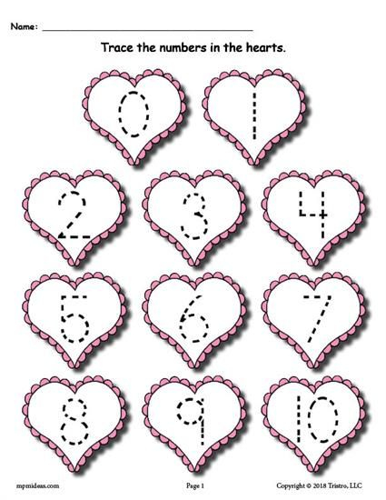 20 Valentine Worksheets Preschool Grade 2 Free