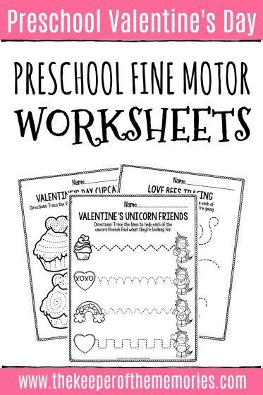 20 Valentine Worksheets Preschool In English Download