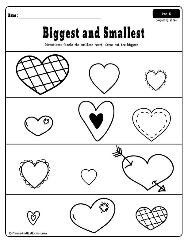 20 Valentine'S Day Worksheets Kindergarten Free Download