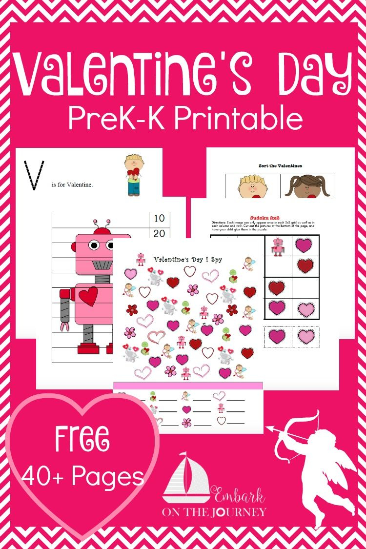 30 Valentine Worksheets Preschool And Daycare Pdf