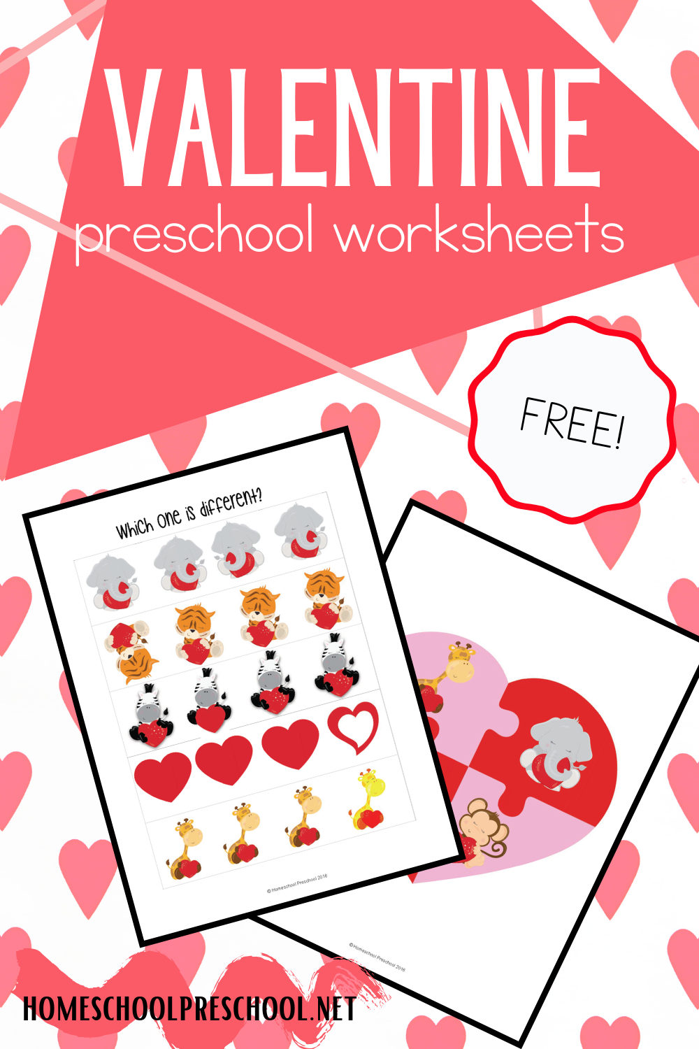 30 Valentine Worksheets Preschool Free Download