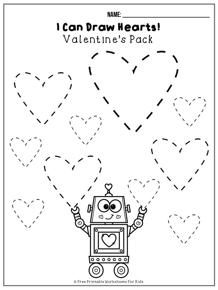 30 Valentine Worksheets Preschool Images Download