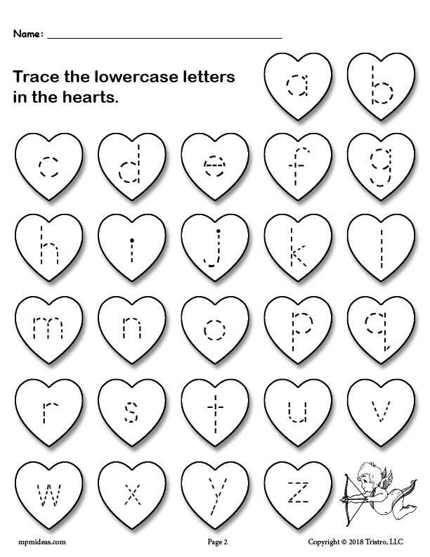 35 Valentine Worksheets Preschool High School Pdf