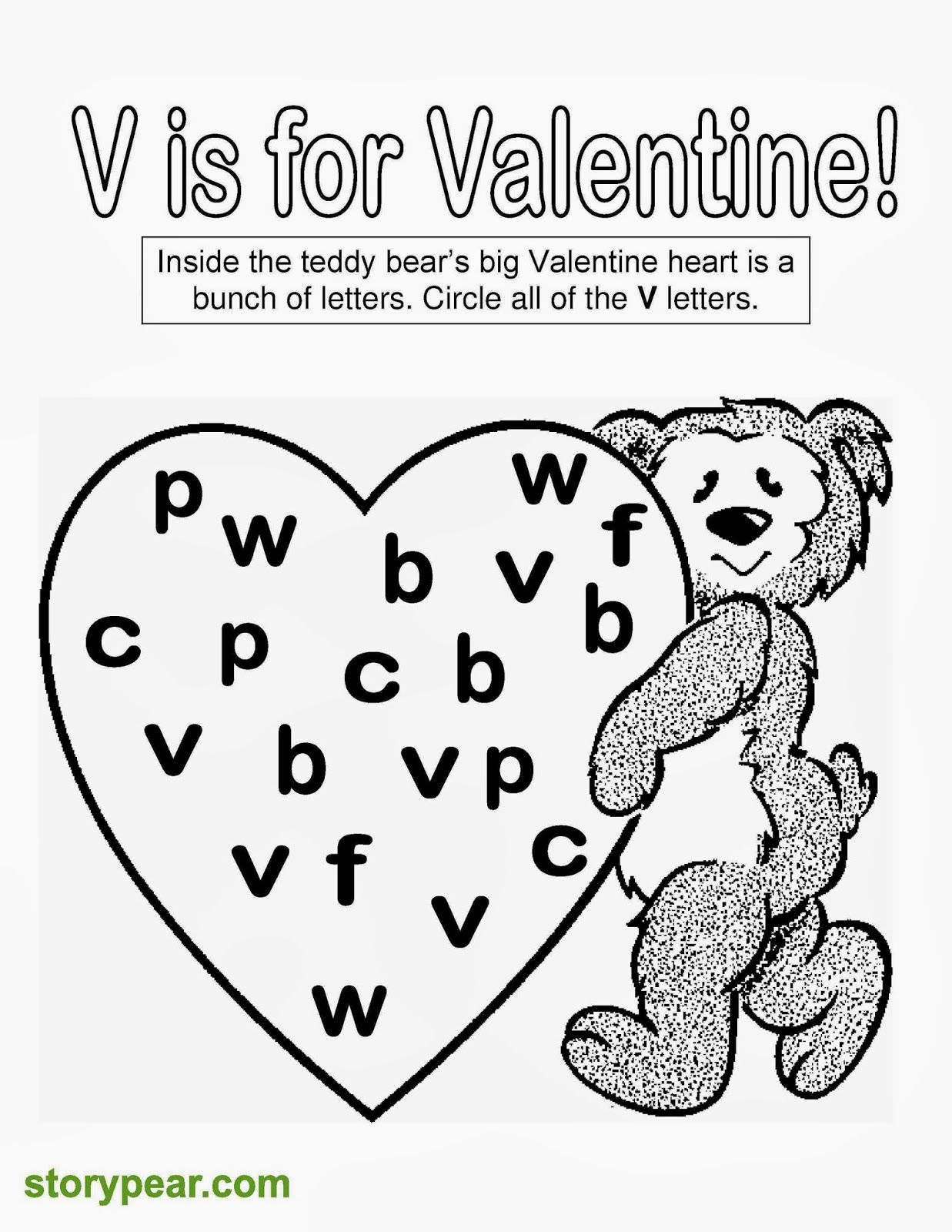 35 Valentine Worksheets Preschool Interactive Free