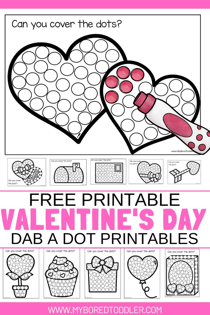 35 Valentine'S Day Preschool Math Worksheets Free