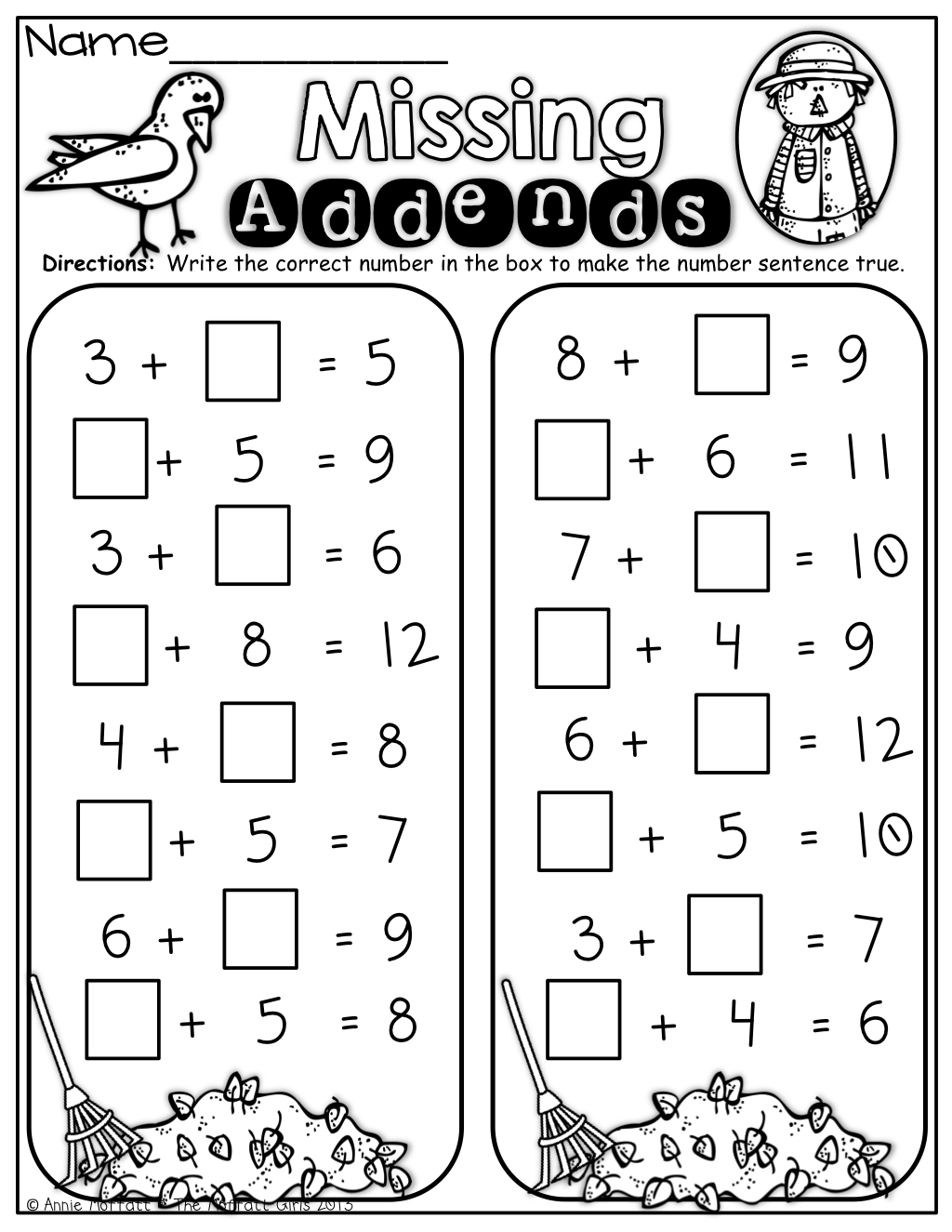 30 1St Grade Worksheets Math