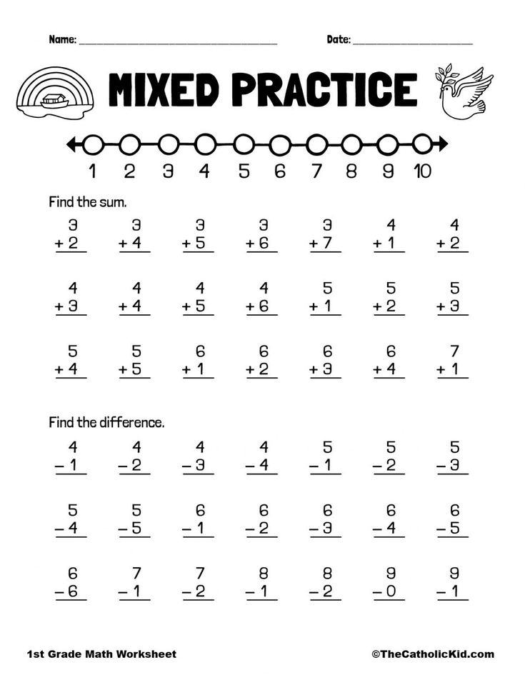 30 1St Grade Worksheets Math