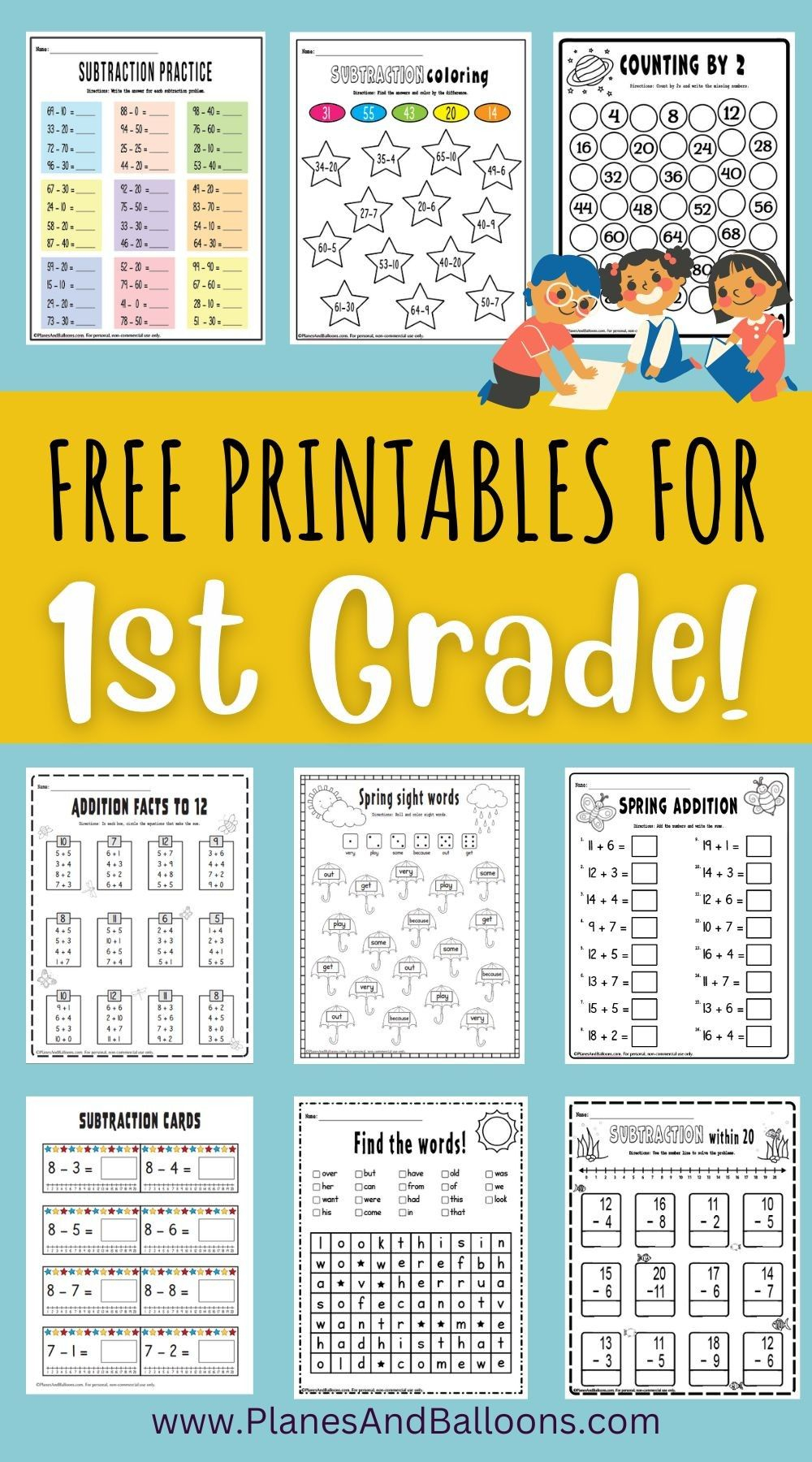 30 1St Grade Worksheets Math