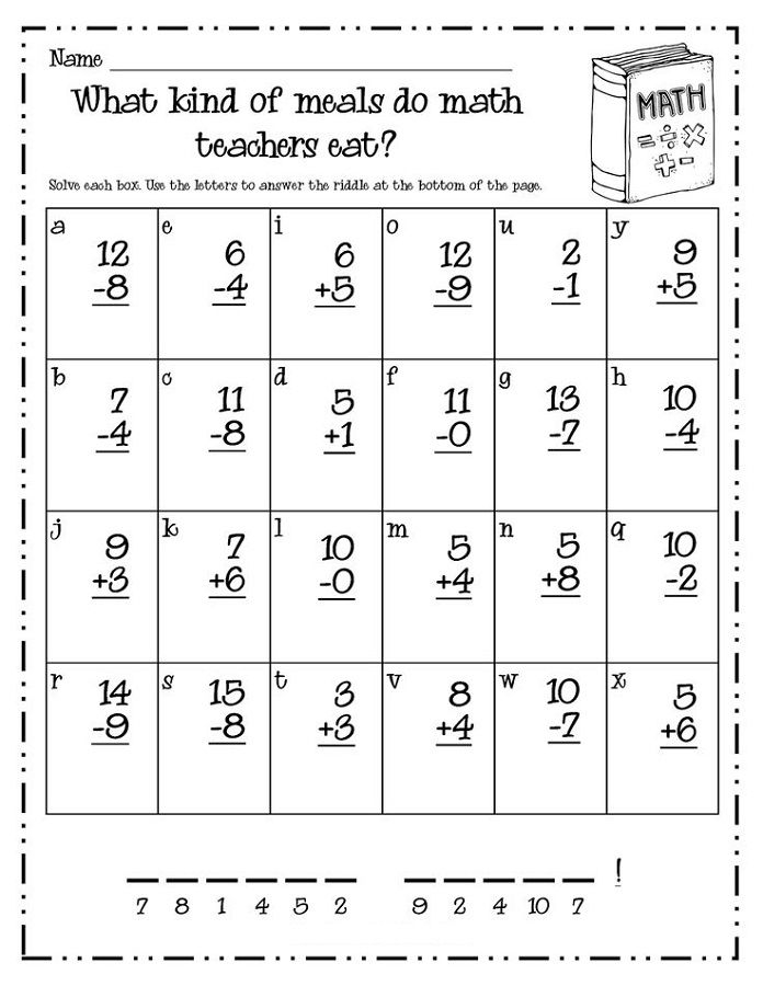 30 1St Grade Worksheets Math