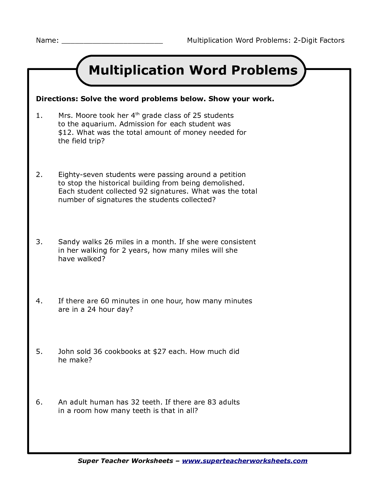 30 4Th And 5Th Grade Math Worksheets