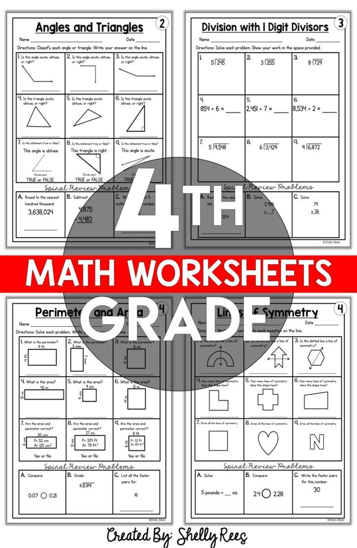 30 4Th And 5Th Grade Math Worksheets