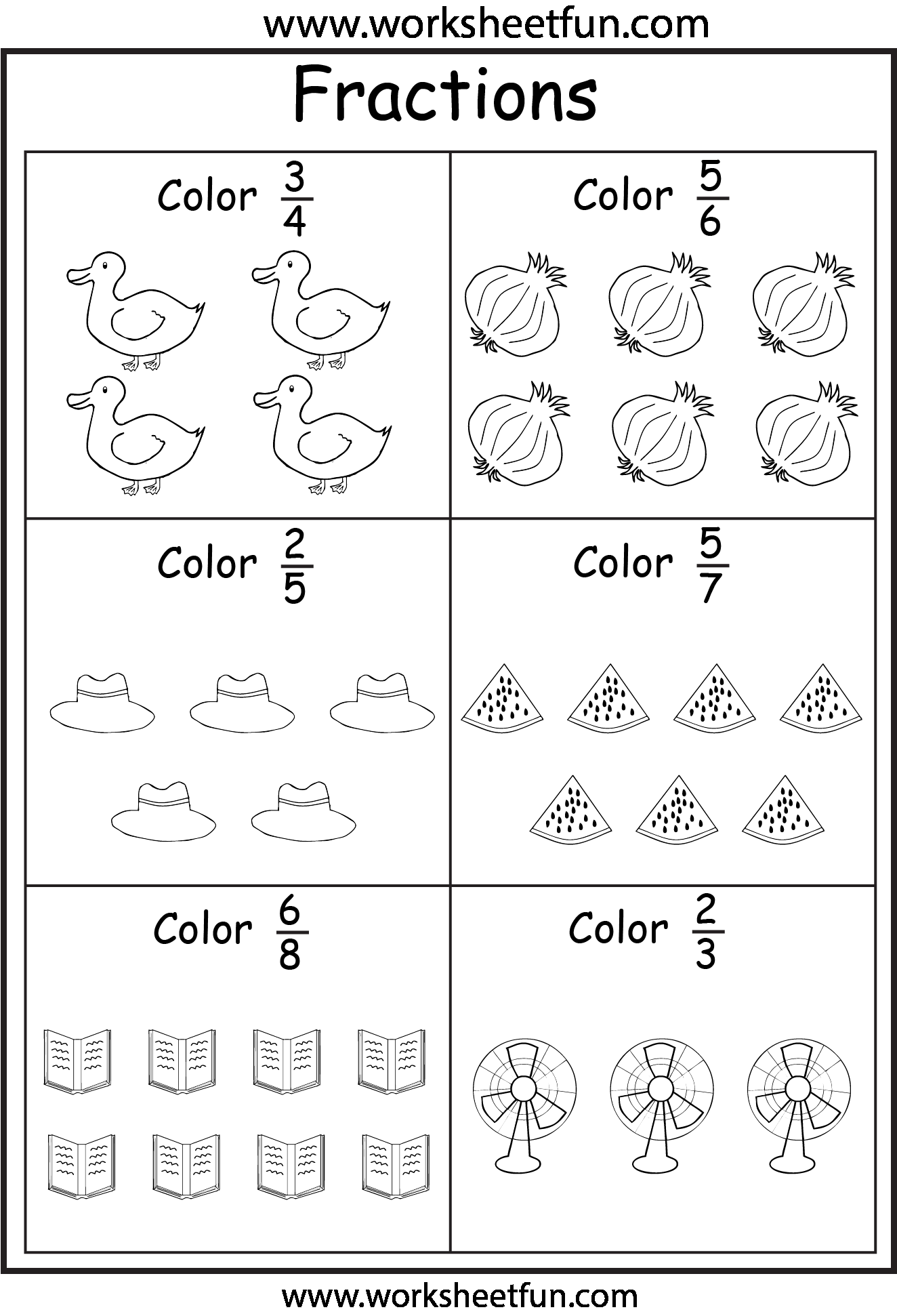 30 4Th Grade Math Worksheets Fractions Free Printable