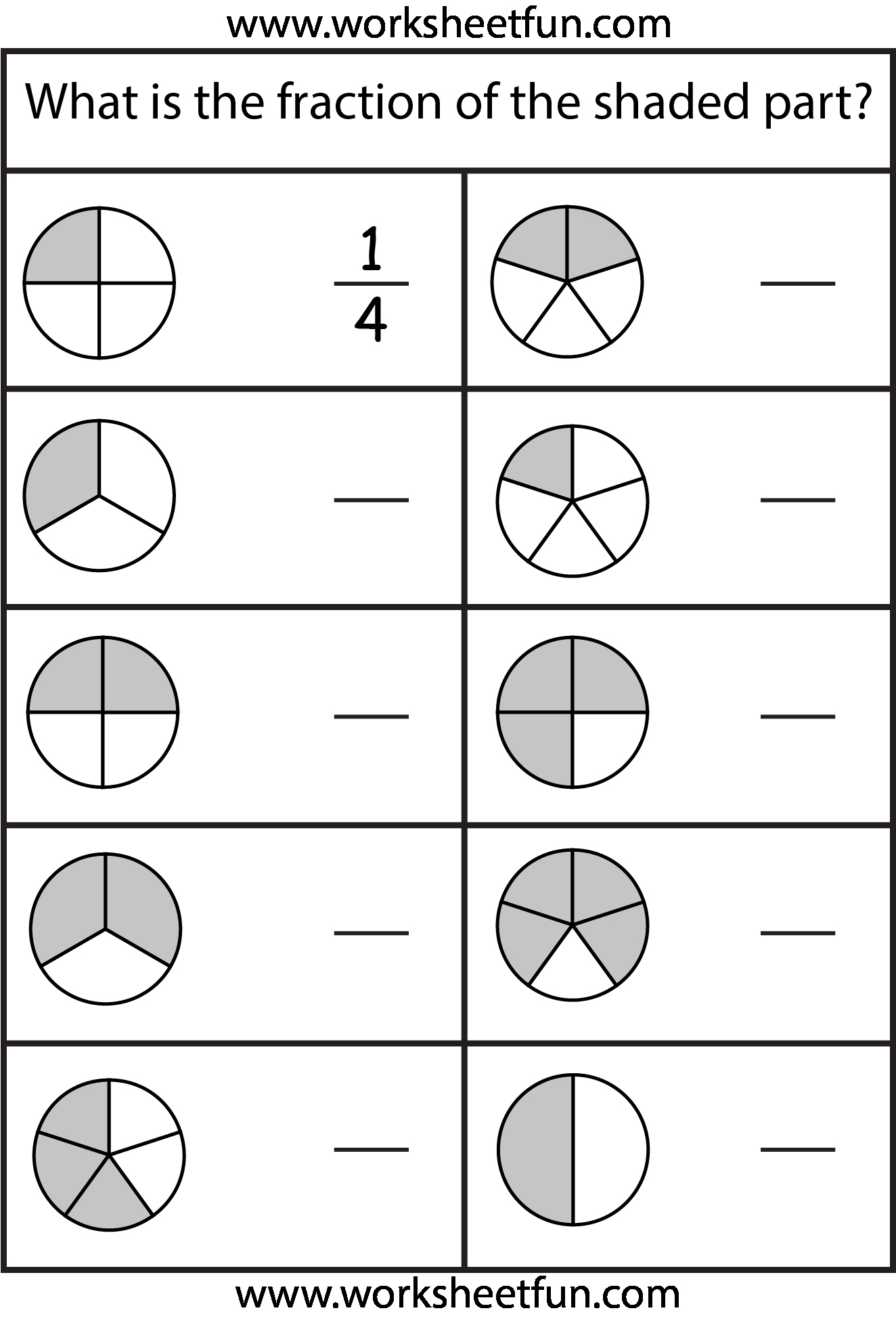 30 4Th Grade Math Worksheets Fractions Free Printable