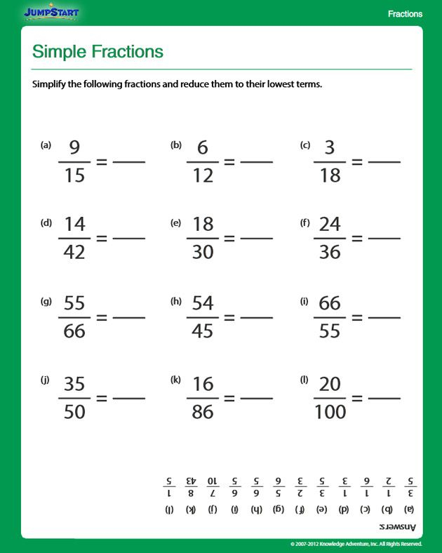 30 4Th Grade Math Worksheets Fractions Free Printable