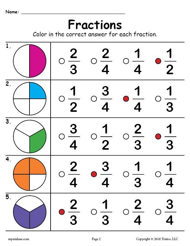 30 4Th Grade Math Worksheets Fractions Free Printable