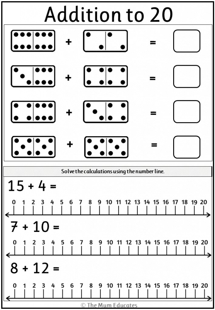 30 Addition 20 Worksheets Kindergarten