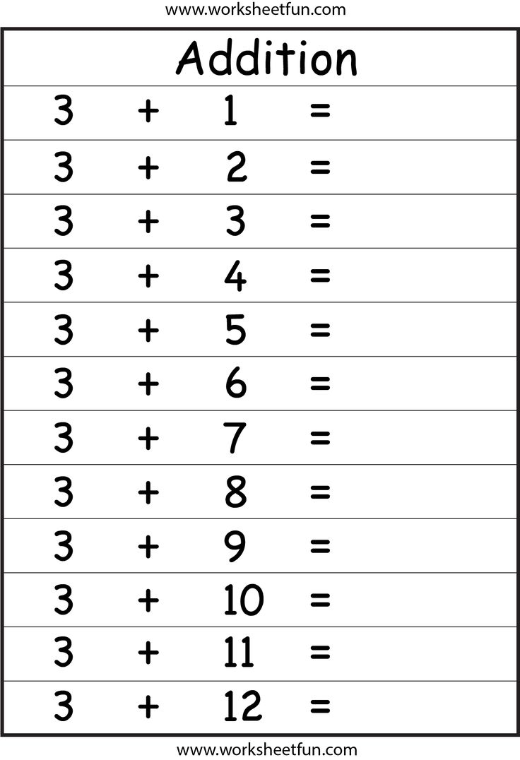 30 Addition Worksheets Till 20