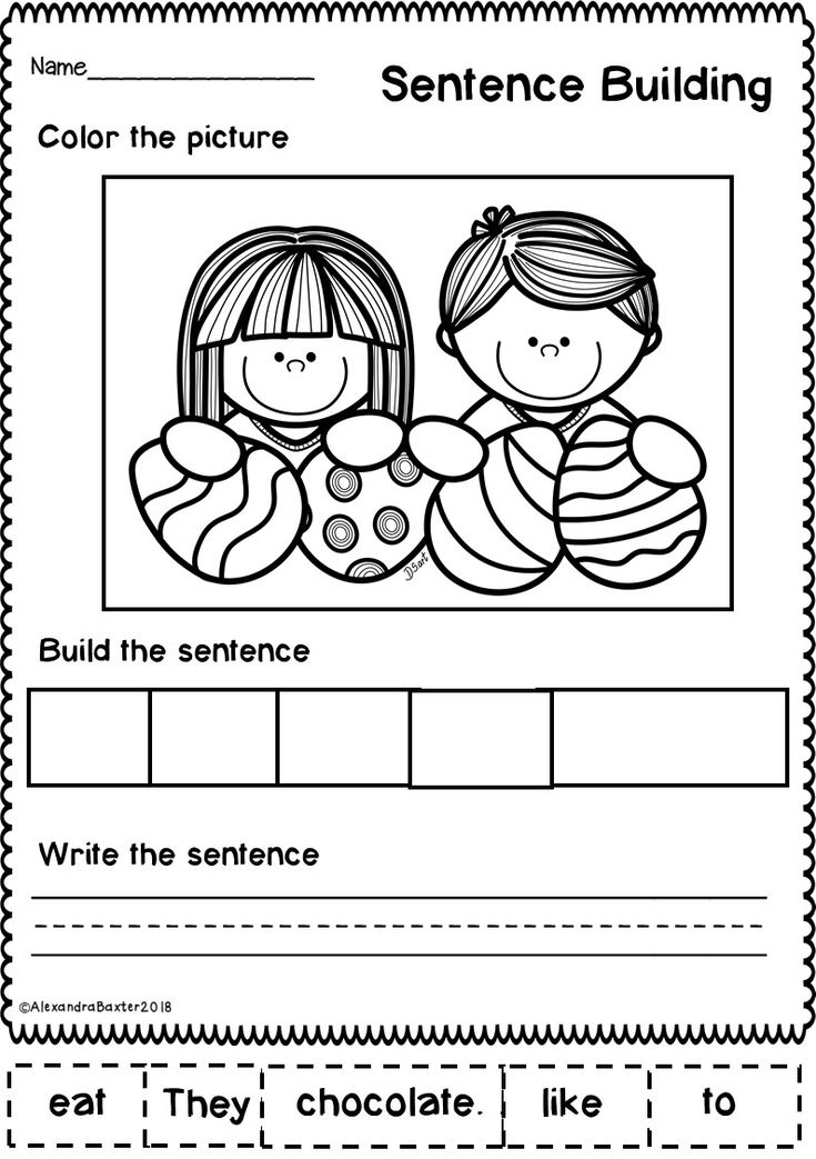 30 Copying Sentences Worksheets For Kindergarten