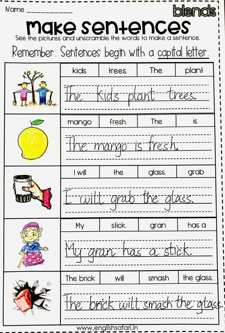 30 Copying Sentences Worksheets For Kindergarten