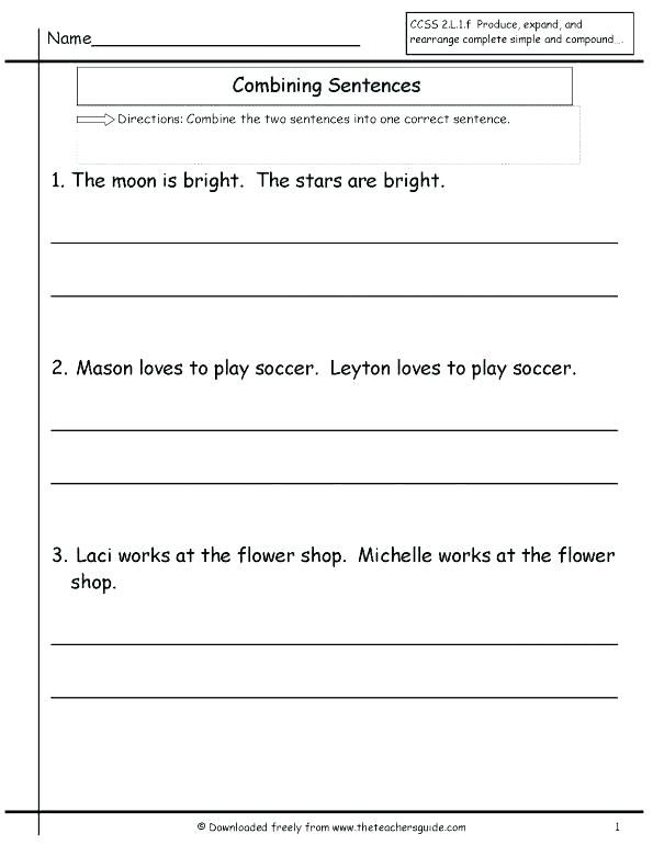 30 Copying Sentences Worksheets For Kindergarten