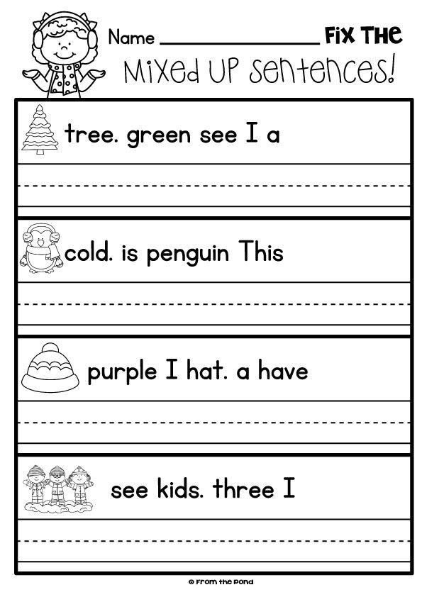 30 Copying Sentences Worksheets For Kindergarten